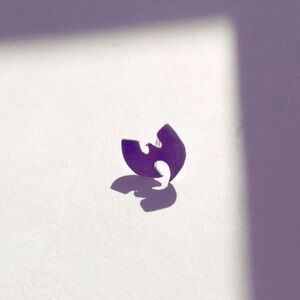Wu-Tang Clan sterling silver stud earrings